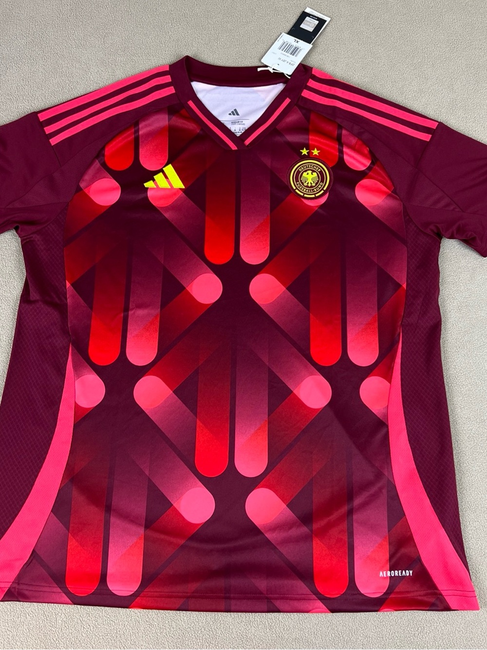 Adidas Germany 25 Women’s Away Soccer Football World Cup Jersey, Sz XL, JF2607